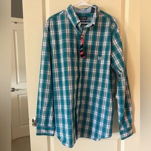 Chaps XL Plaid Men’s Button Down Shirt
